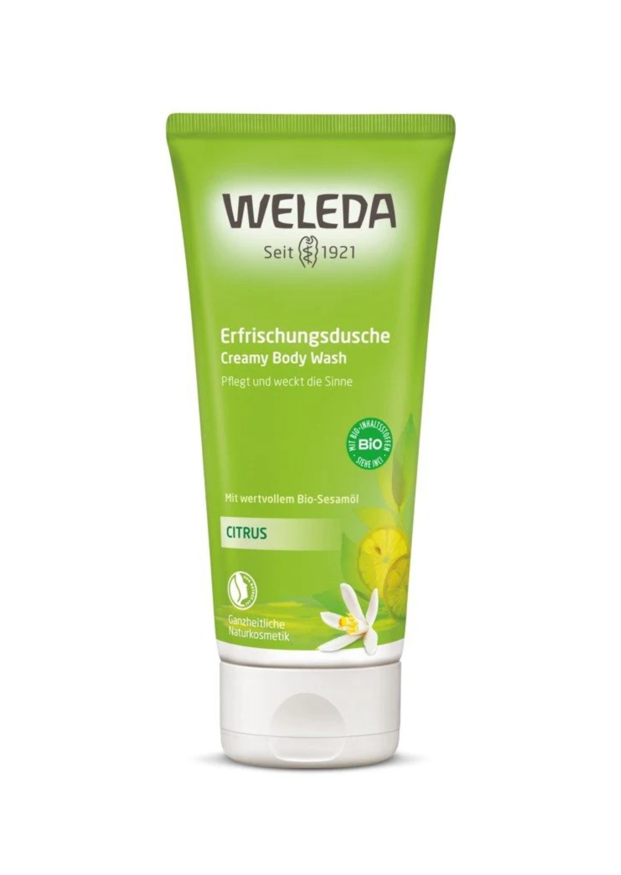 Loțiune de duș Citrus Weleda | Curățare delicată și prospețime