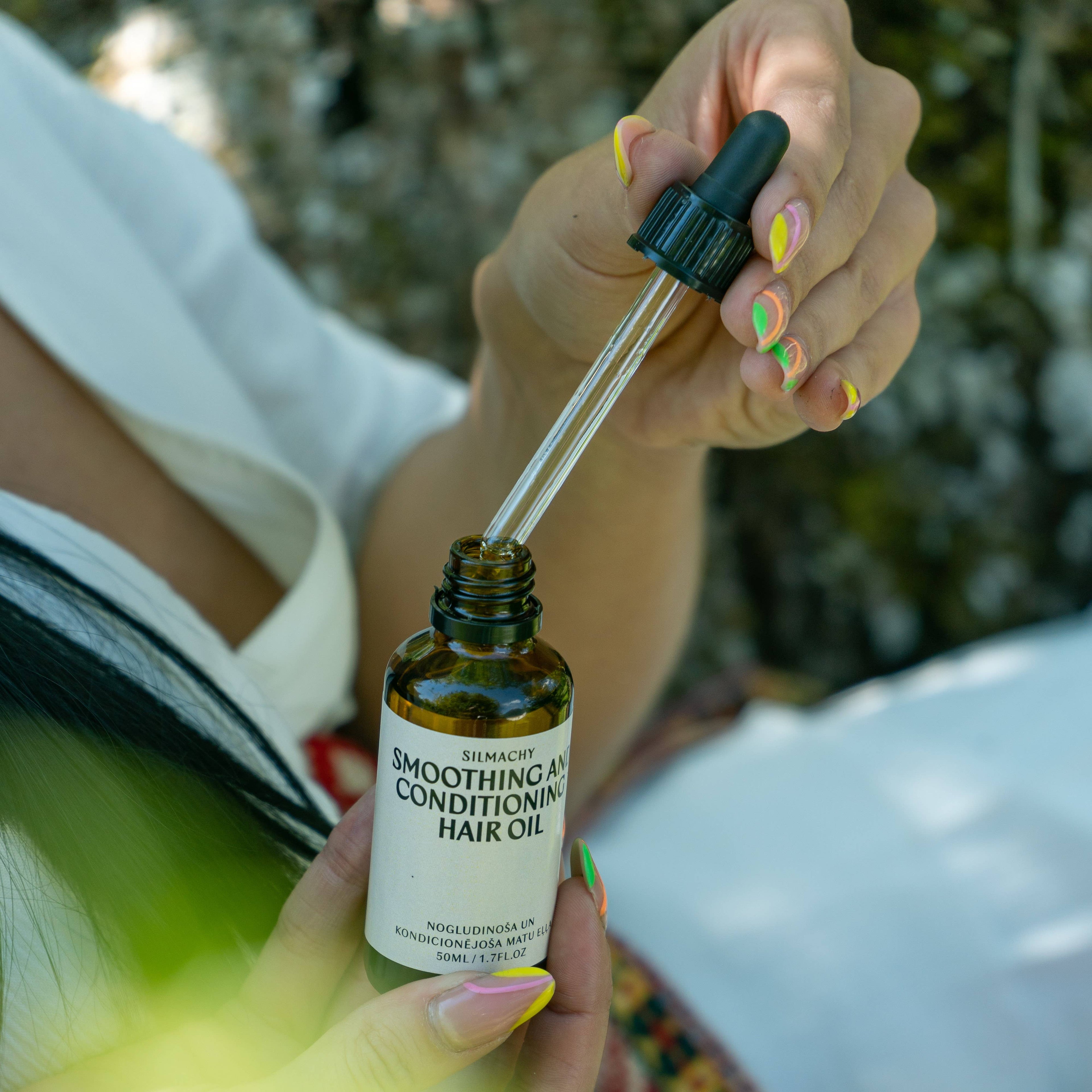 SILMACHY Cosmetics – Ulei pentru păr netezitor și hidratant – pentru păr uscat și rebel