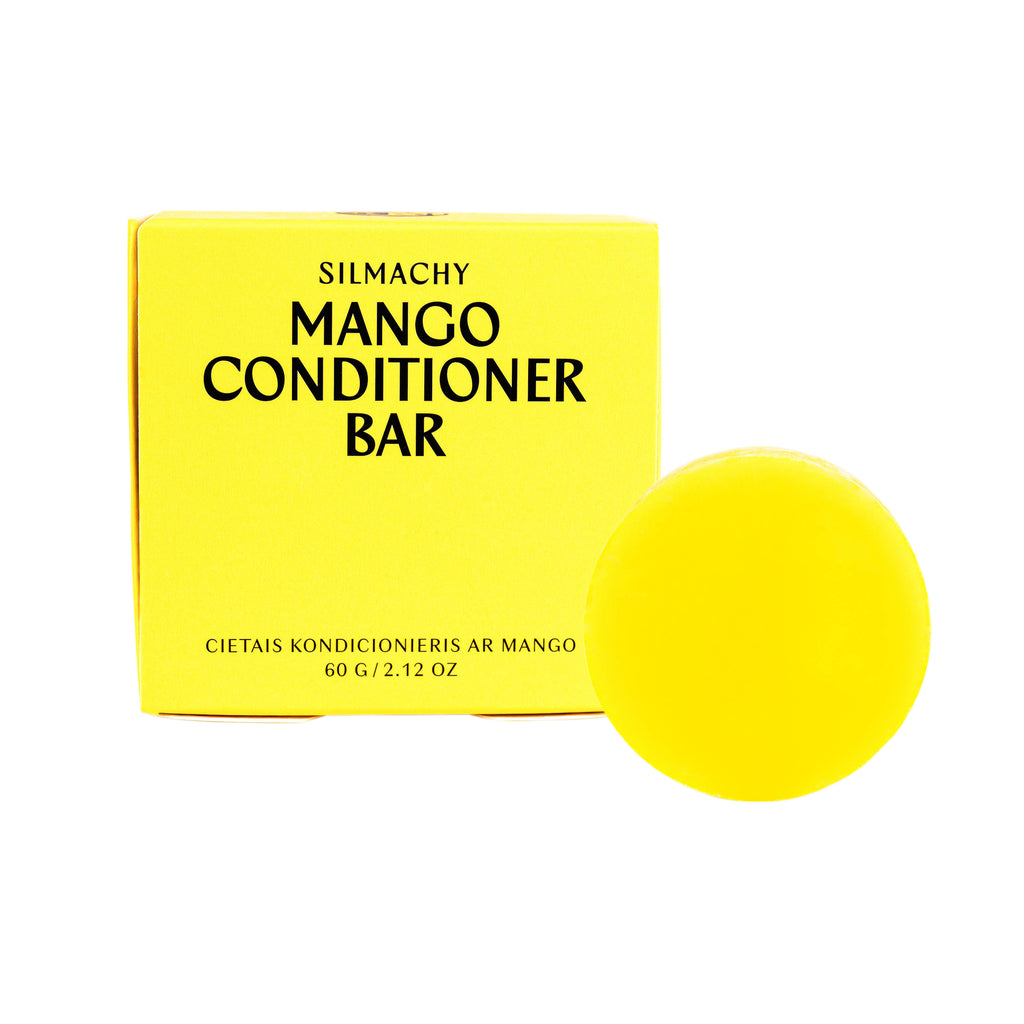 SILMACHY cosmetics – Balsam solid hrănitor cu mango – pentru păr uscat sau rebel