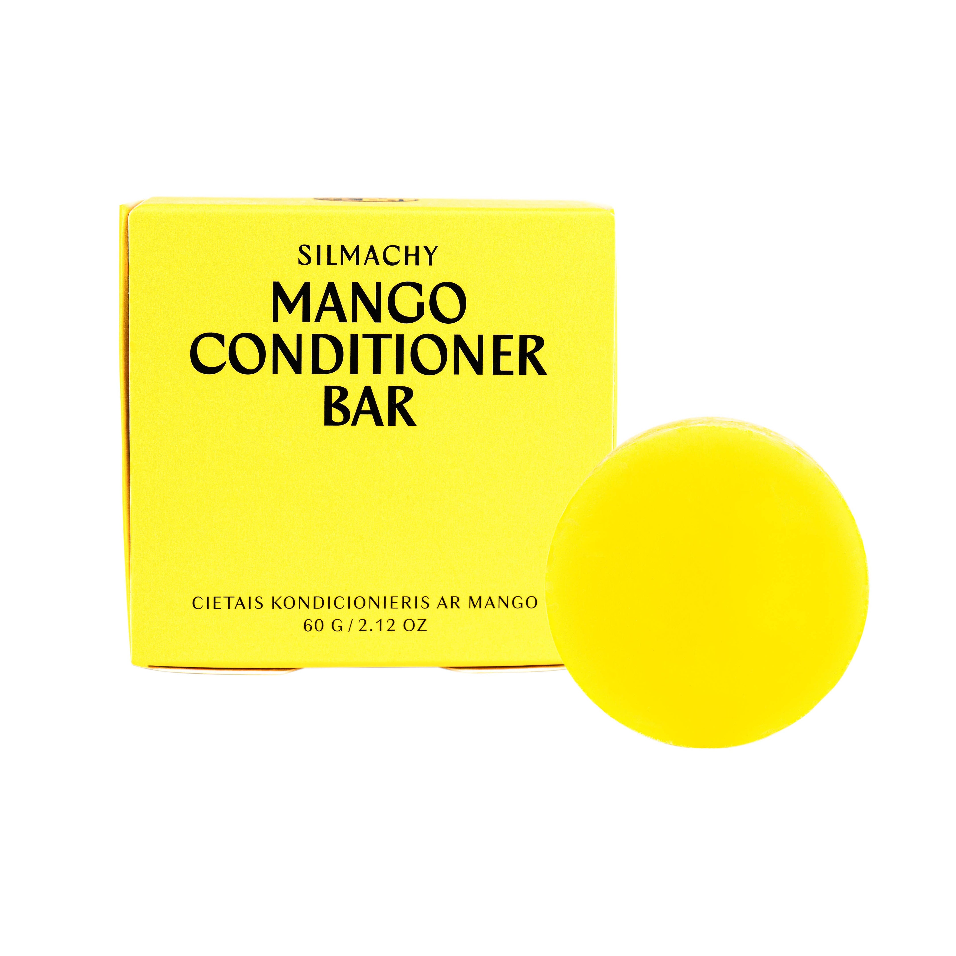 SILMACHY cosmetics – Balsam solid hrănitor cu mango – pentru păr uscat sau rebel