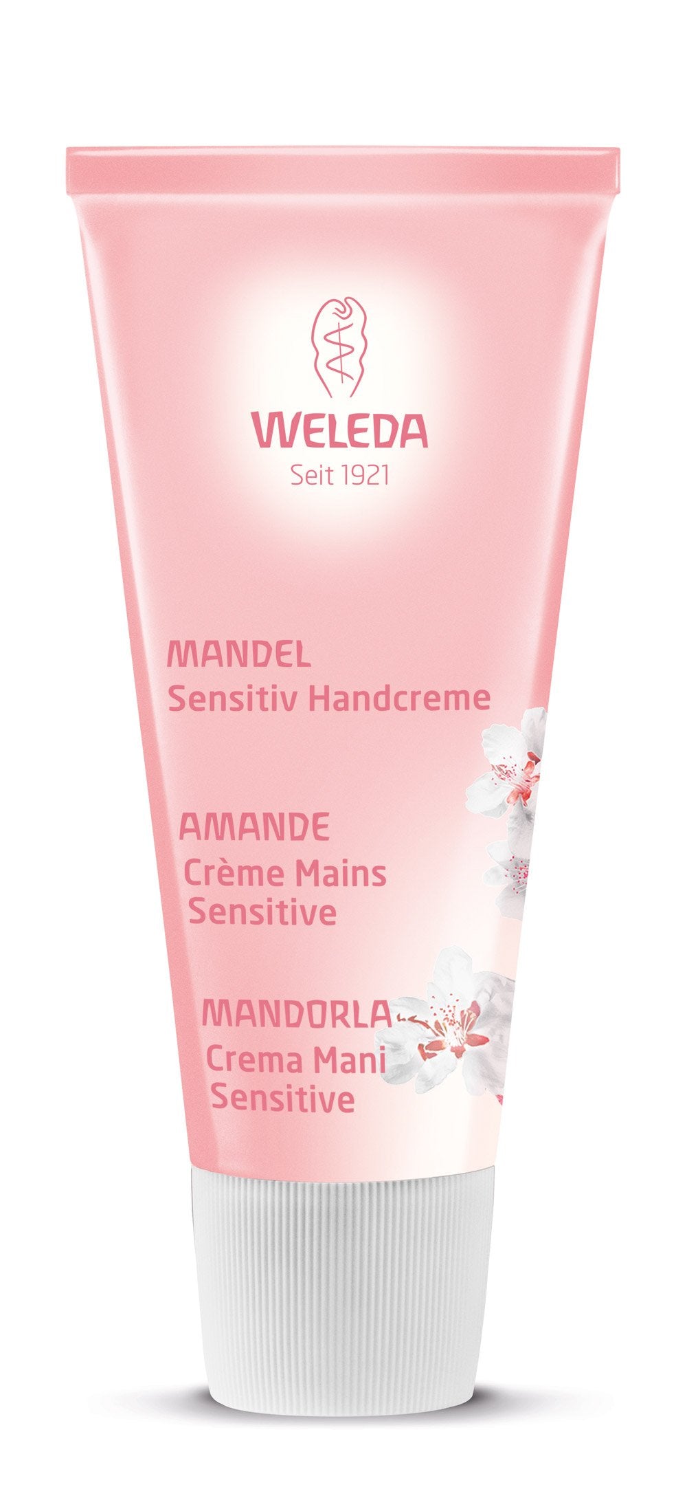 Cremă de mâini cu migdale pentru piele sensibilă