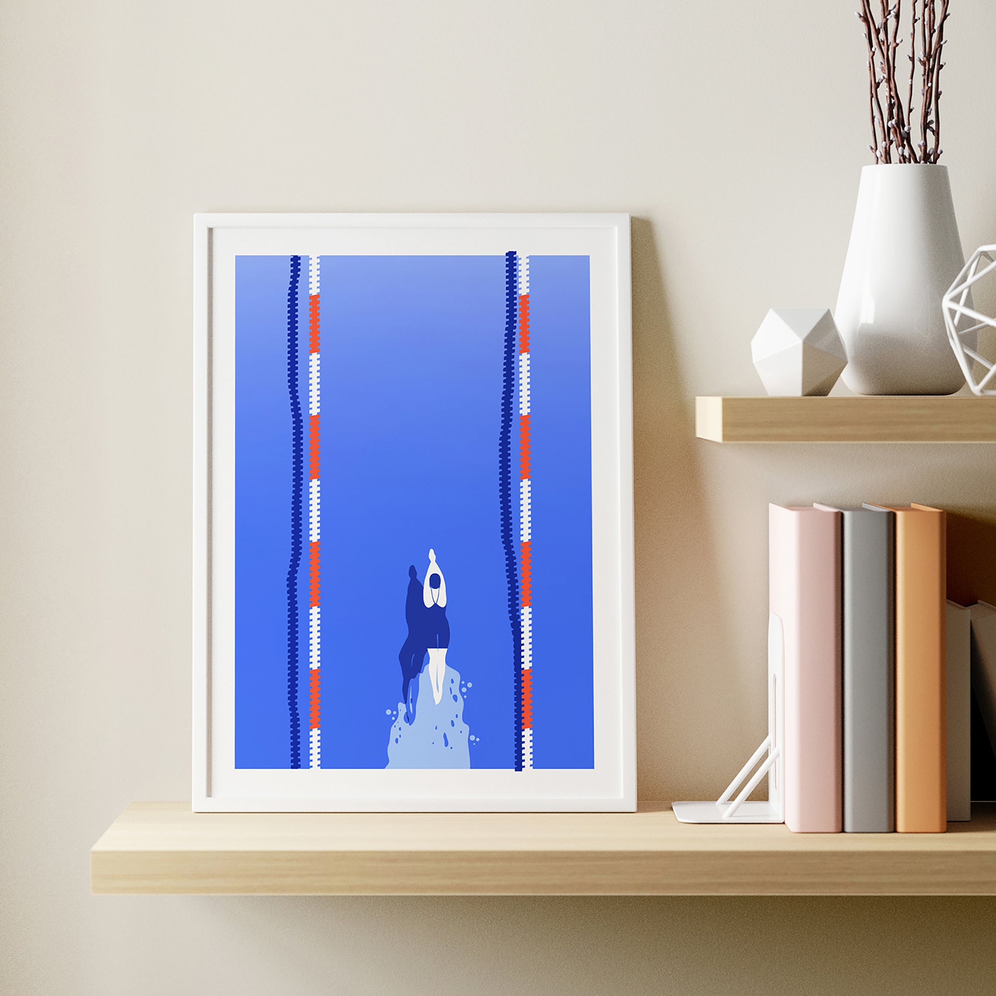 Artprint Swimming 30x40cm