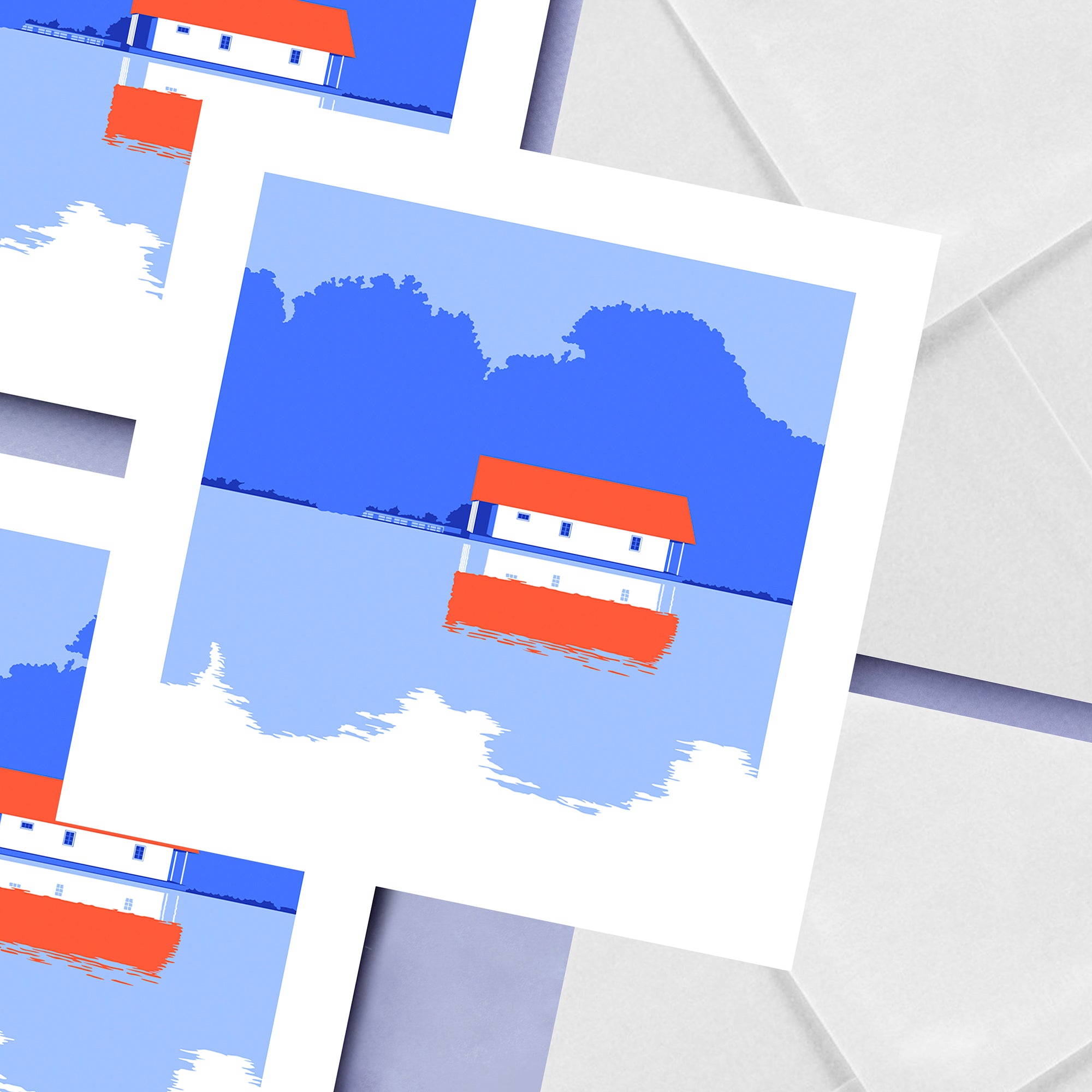 Mini Artprint Reflections 15x15cm