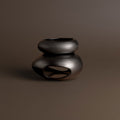 Difuzor ceramic BLACK (pentru wax melts sau uleiuri esențiale)