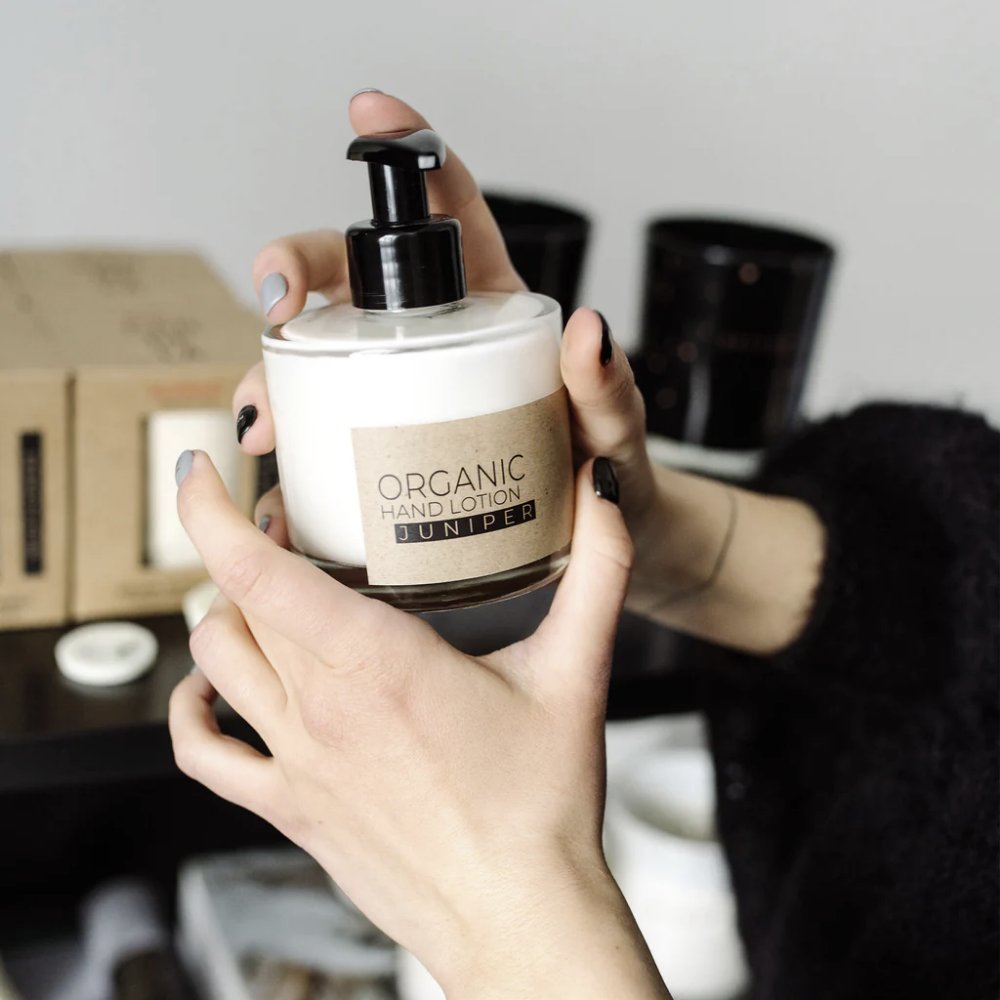 Loțiune de mâini organică JUNIPER (dispenser sticlă)