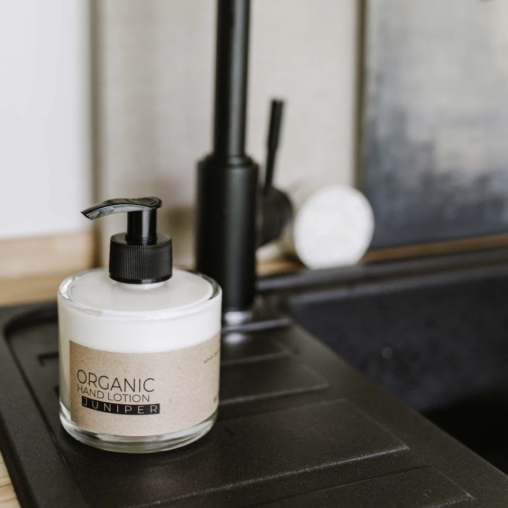 Loțiune de mâini organică JUNIPER (dispenser sticlă)