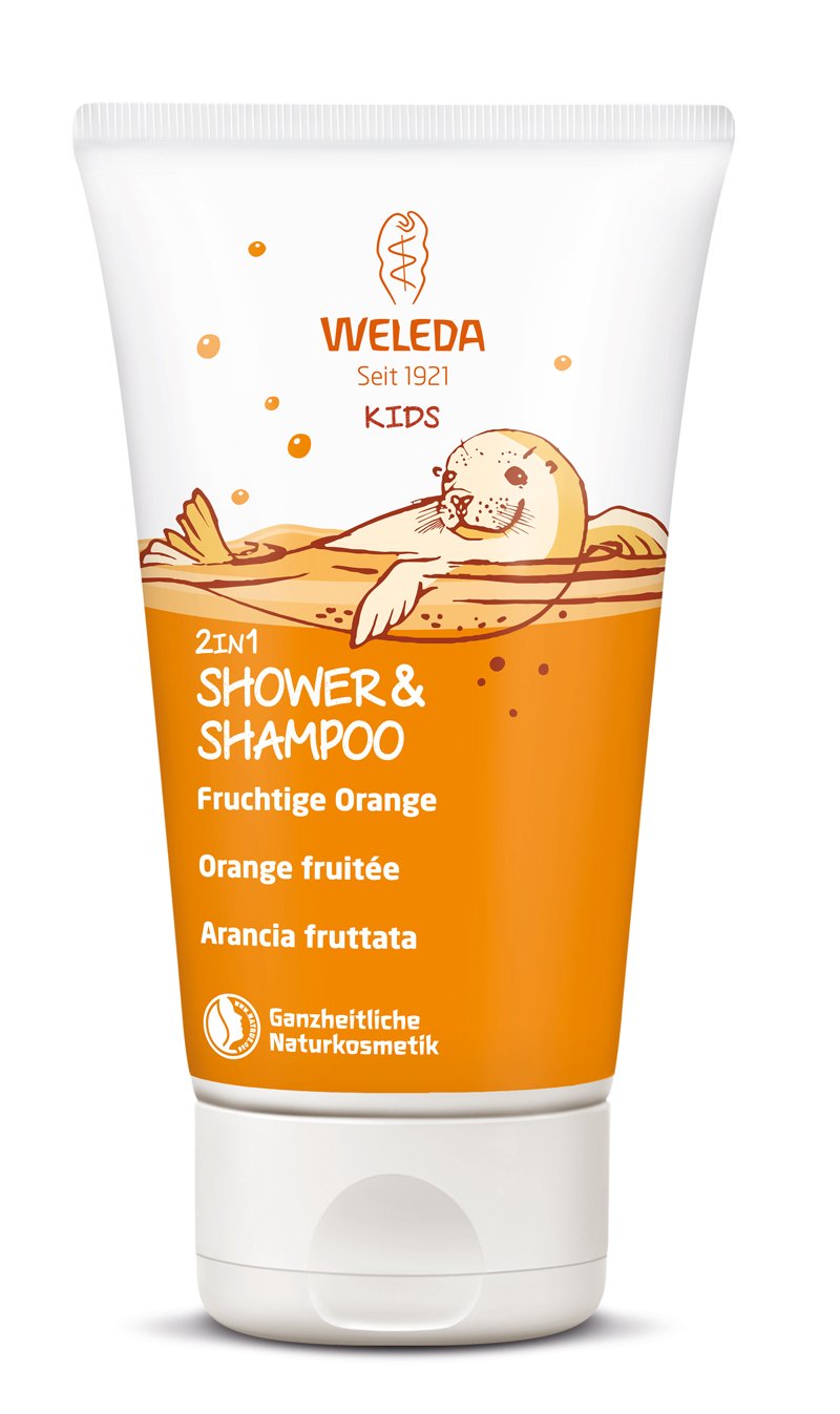 Kids Gel de duș și șampon 2in1 ORANGE