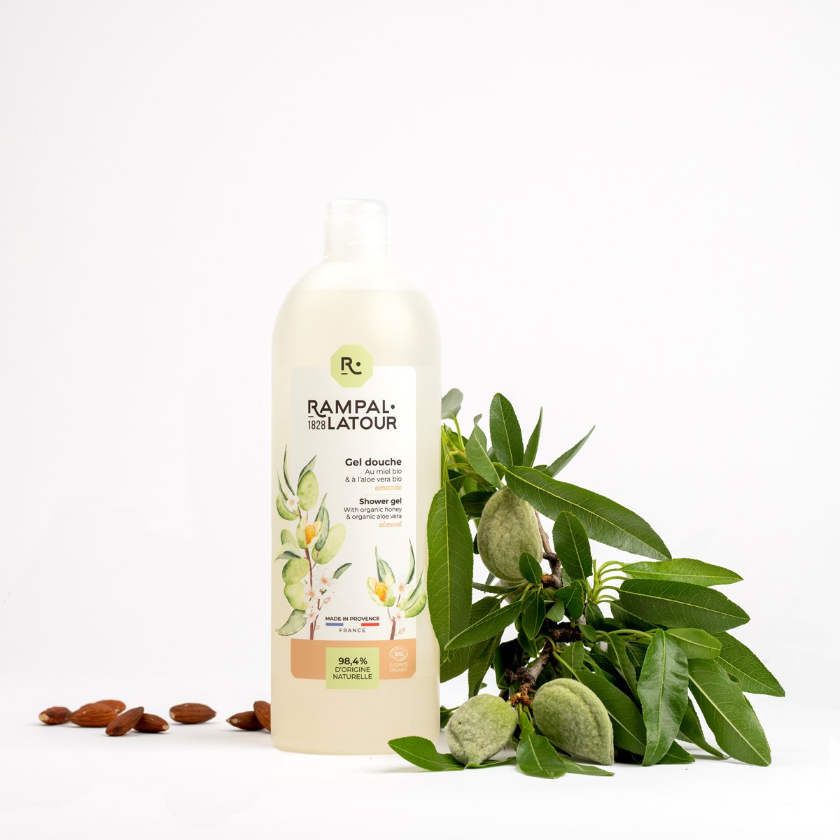 Gel de duş migdale miere (hipoalergen) | refill