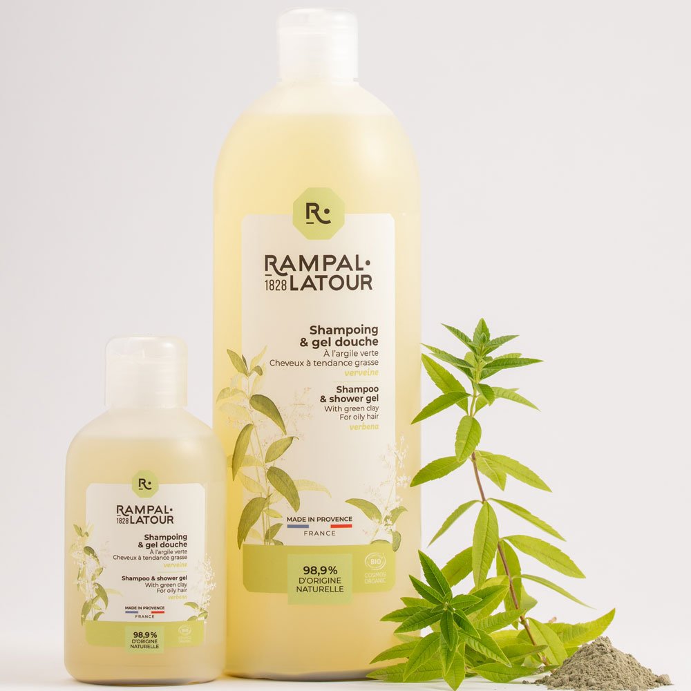 Gel de duş și şampon argilă verbină | refill