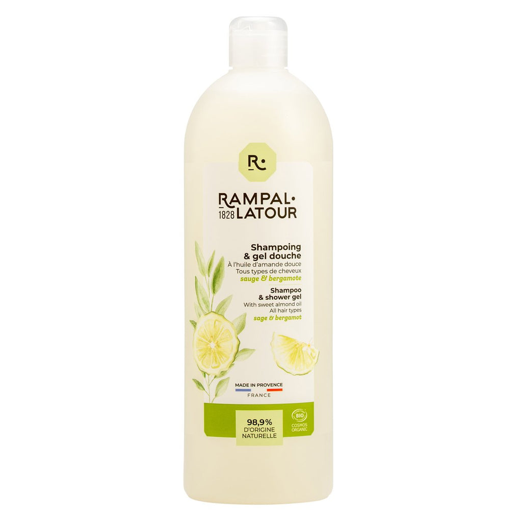 Gel de duş și şampon salvie bergamotă | refill