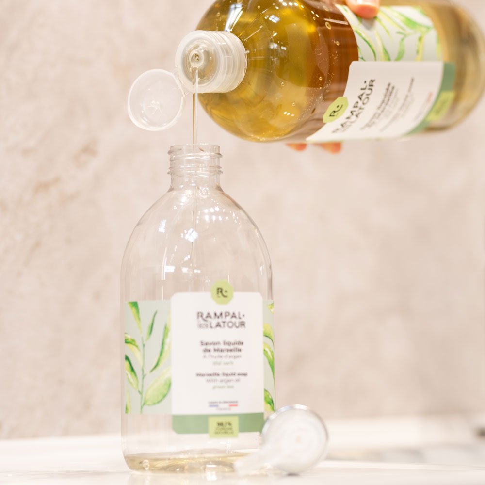 Săpun lichid de Marsilia CEAI VERDE ARGAN | mâini & corp