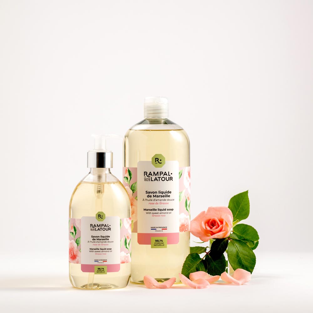 Săpun lichid de Marsilia ROSE DE GRASSE | refill