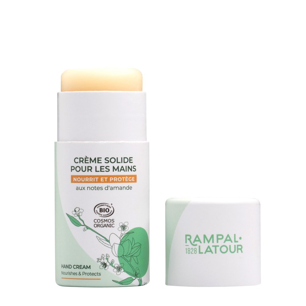Cremă de mâini organică solidă cu migdale