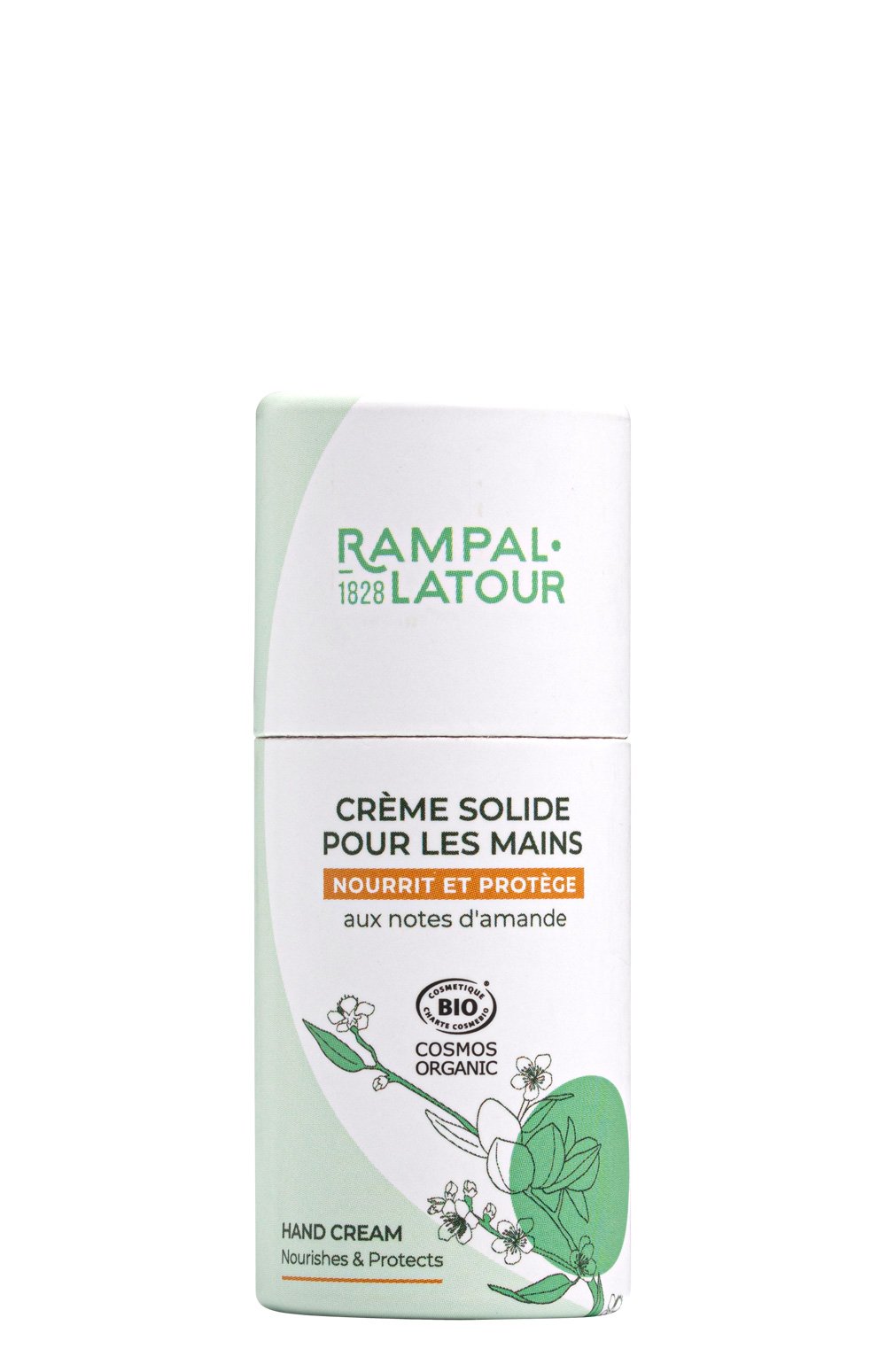 Cremă de mâini organică solidă cu migdale