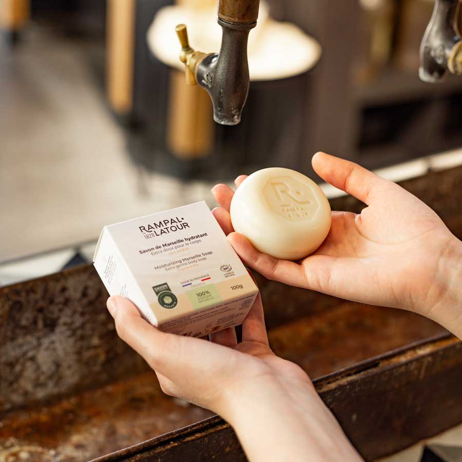 Săpun de Marsilia organic cu uleiuri vegetale 100g | pentru corp