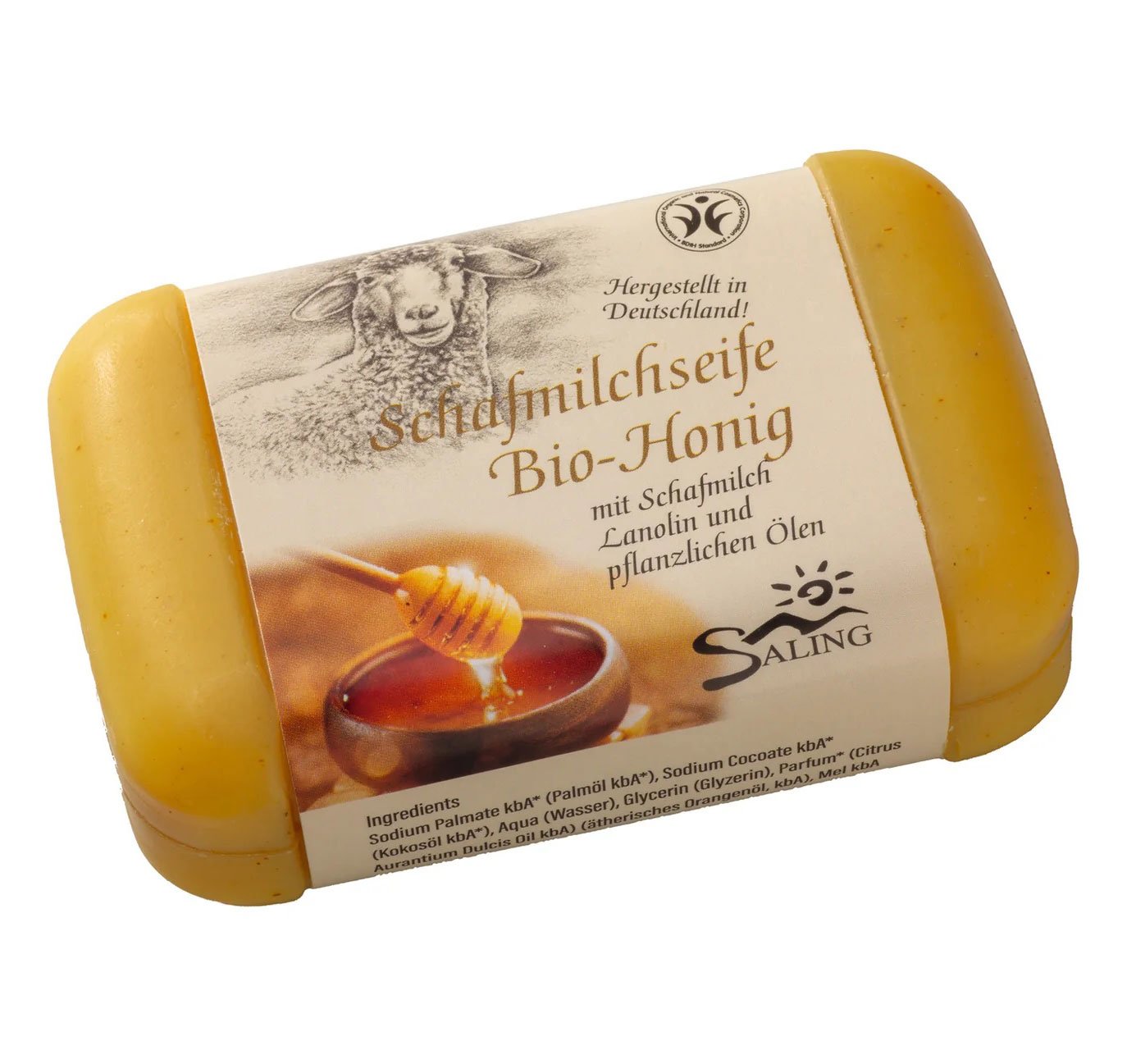 Săpun cremos cu lapte de oaie și miere