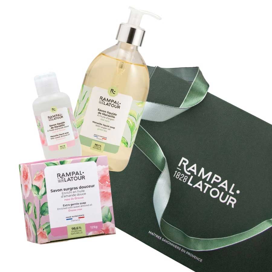TRIO din Provence GREEN TEA & ROSE