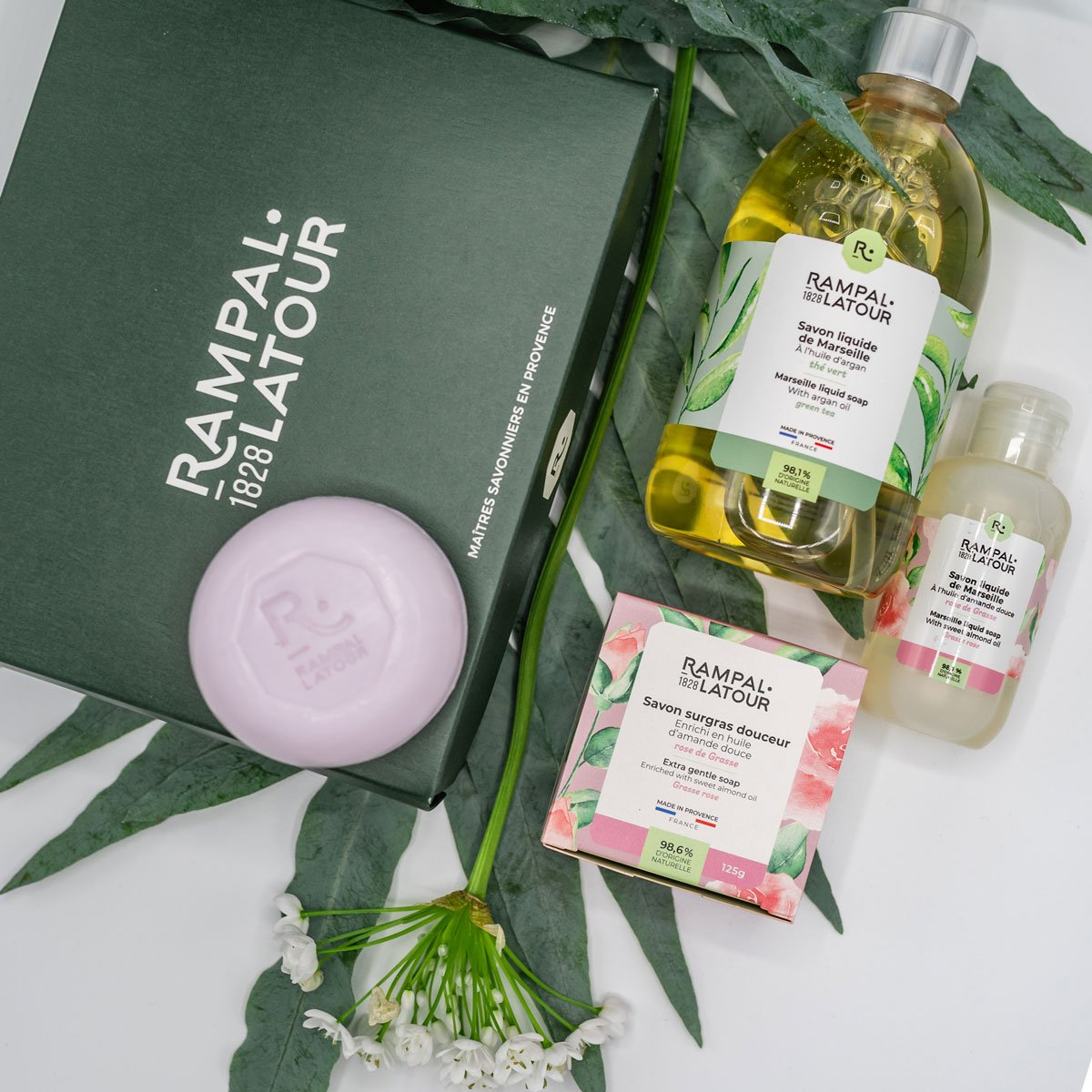 TRIO din Provence GREEN TEA & ROSE