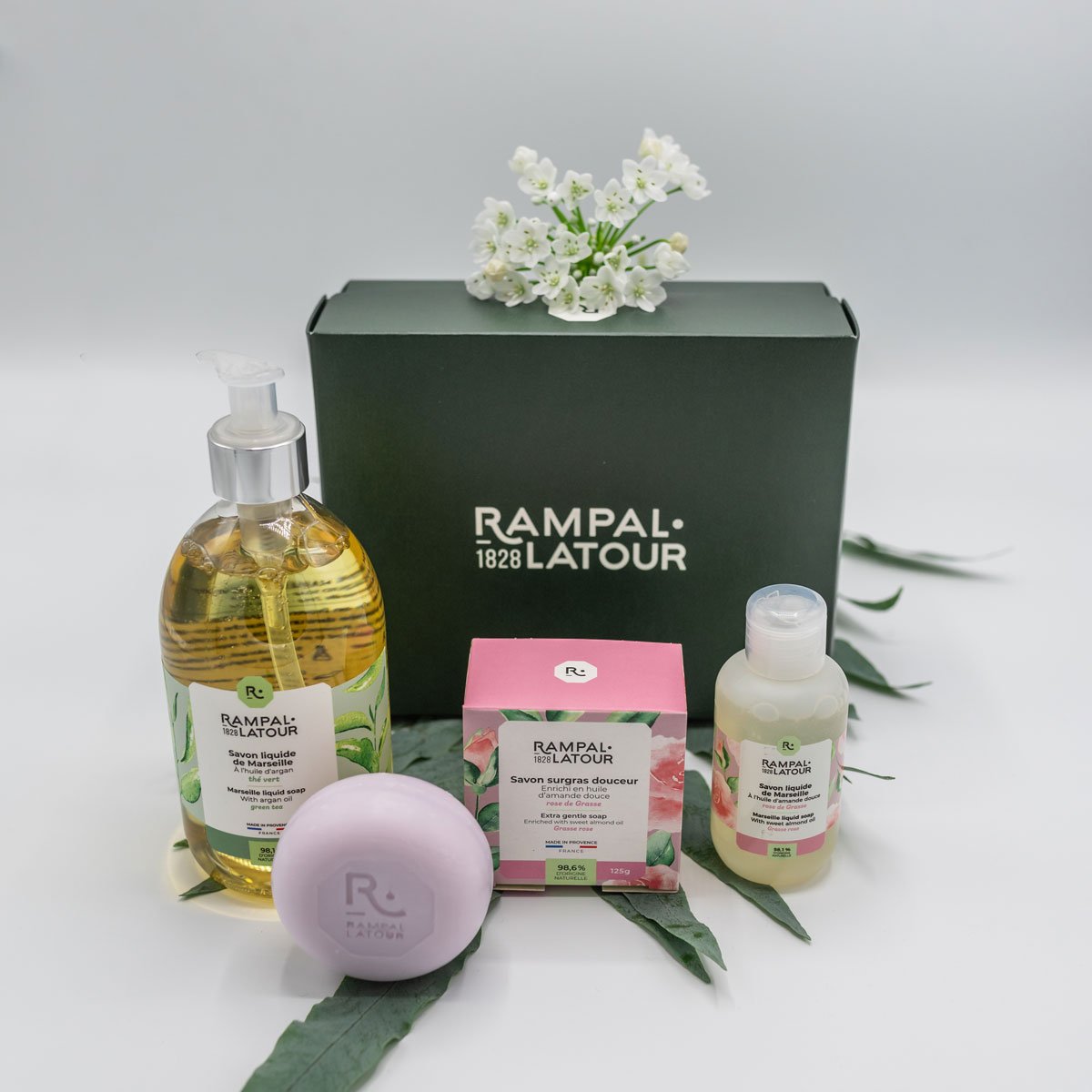 TRIO din Provence GREEN TEA & ROSE
