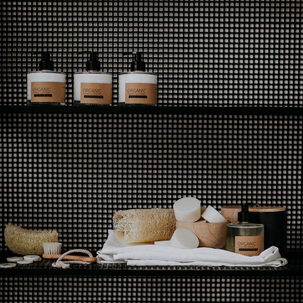 Loțiune de mâini organică MOSS (dispenser sticlă)