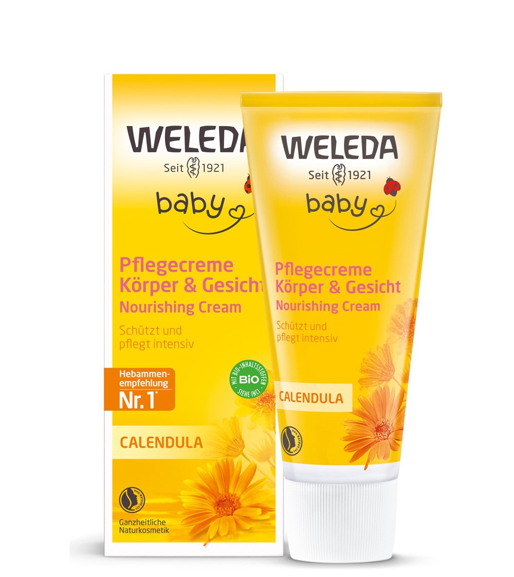 BABY Cremă de corp hidratantă cu gălbenele