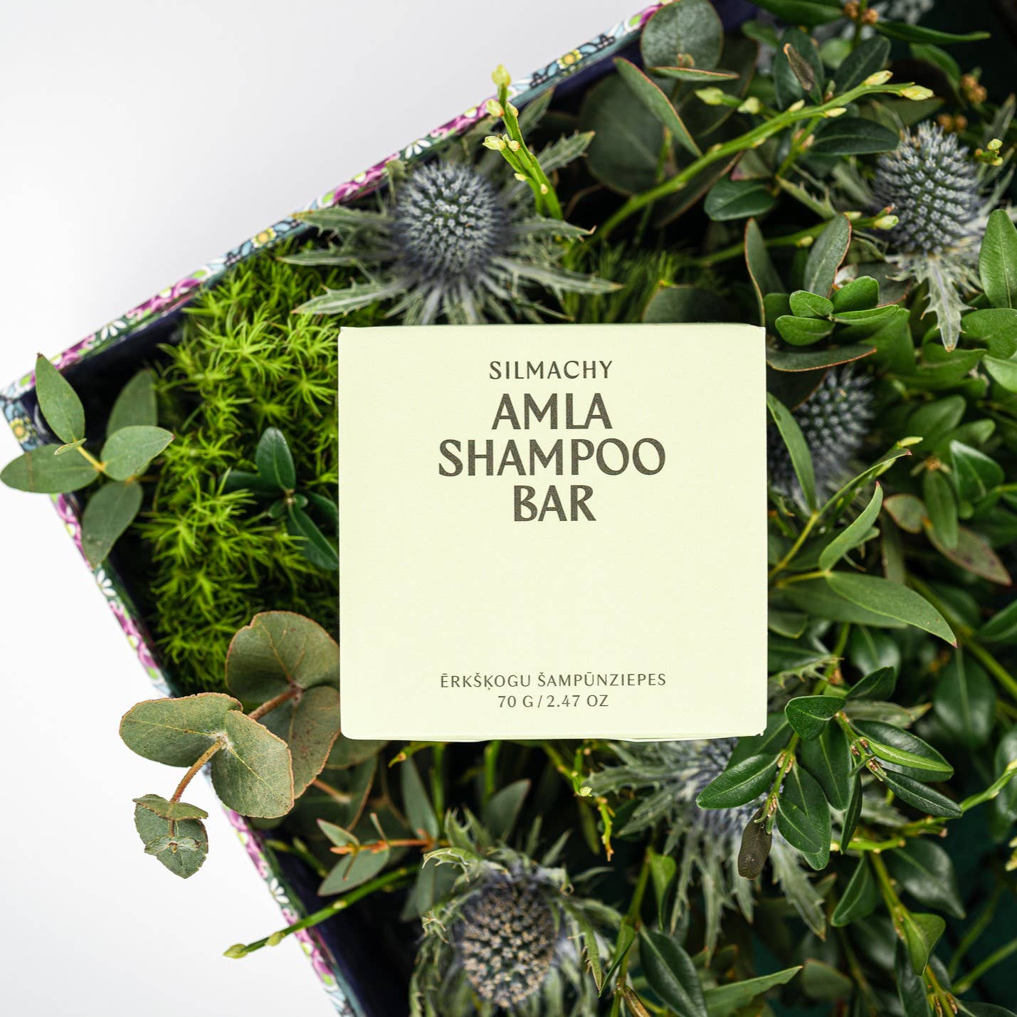 SILMACHY cosmetics - Șampon solid cu extract de Amla – pentru păr normal și scalp sensibil