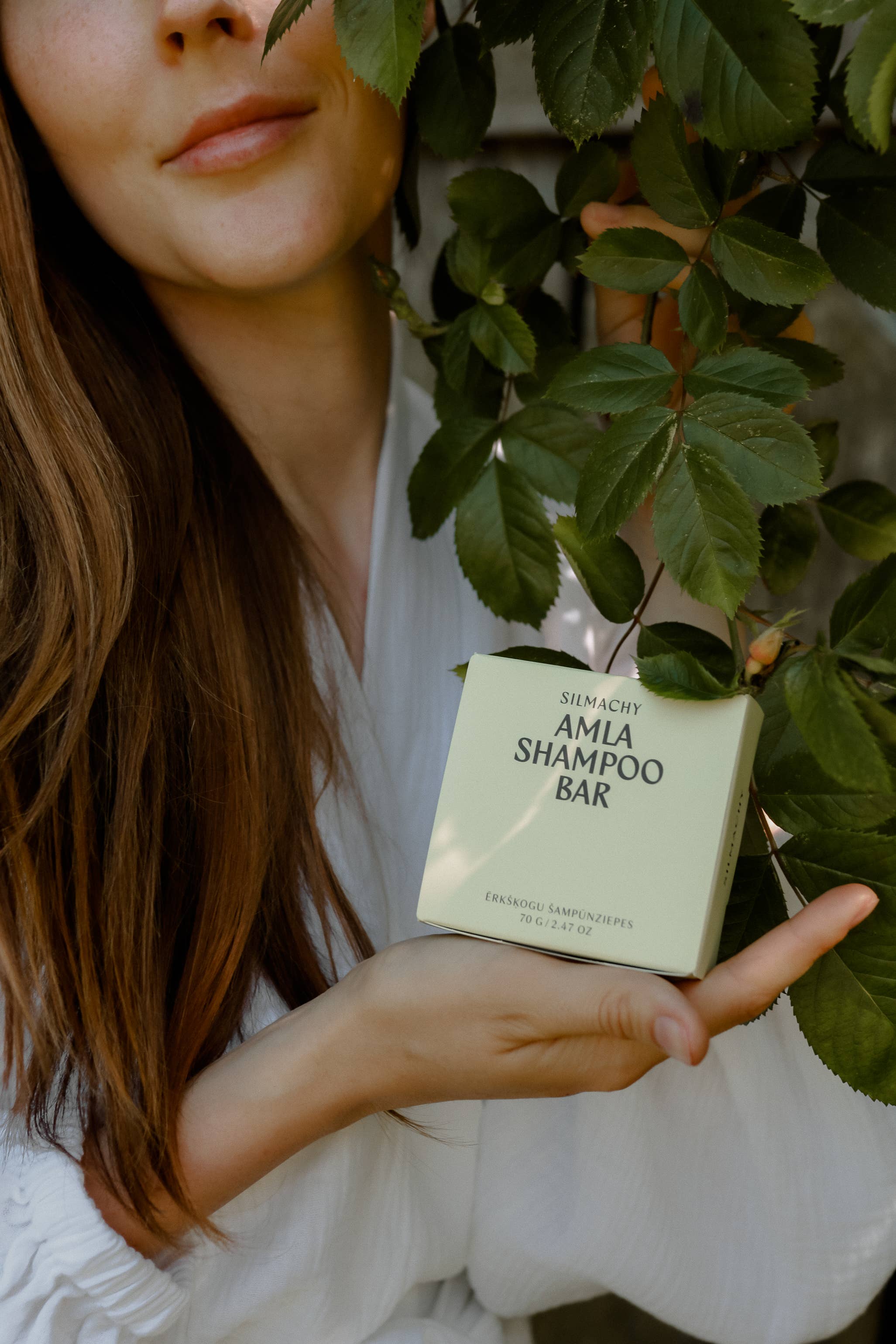 SILMACHY cosmetics - Șampon solid cu extract de Amla – pentru păr normal și scalp sensibil