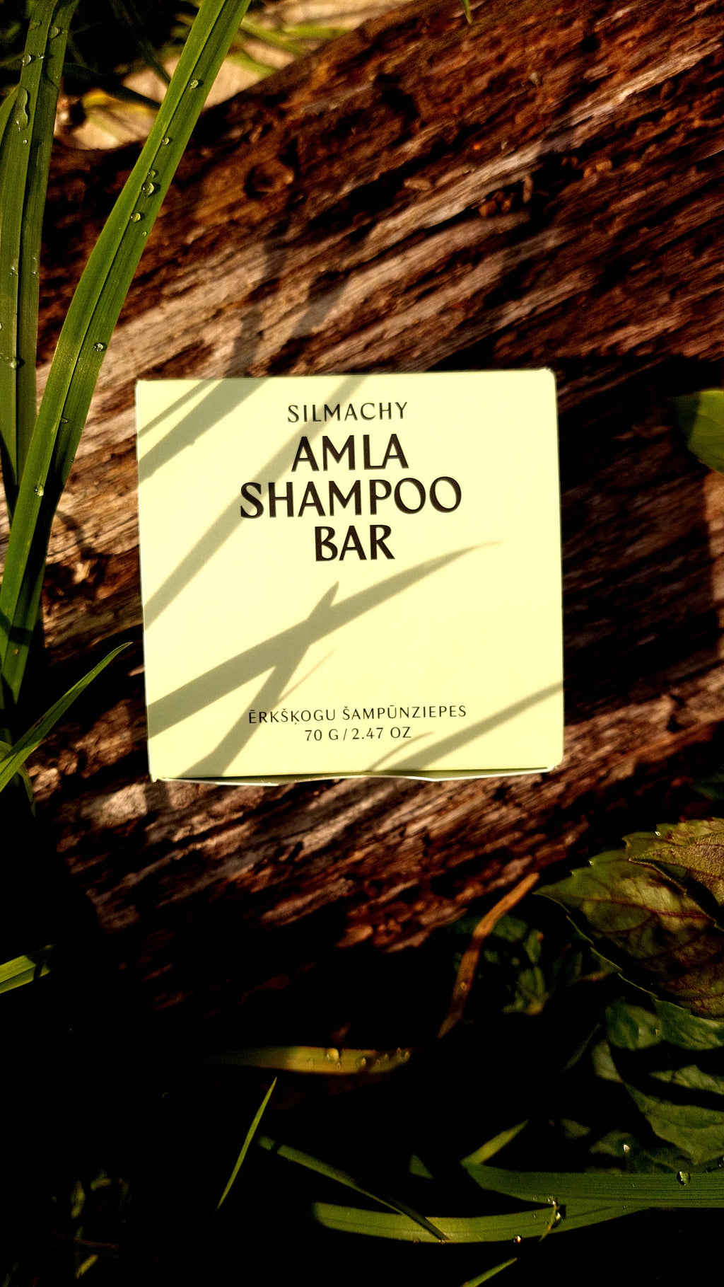 SILMACHY cosmetics - Șampon solid cu extract de Amla – pentru păr normal și scalp sensibil