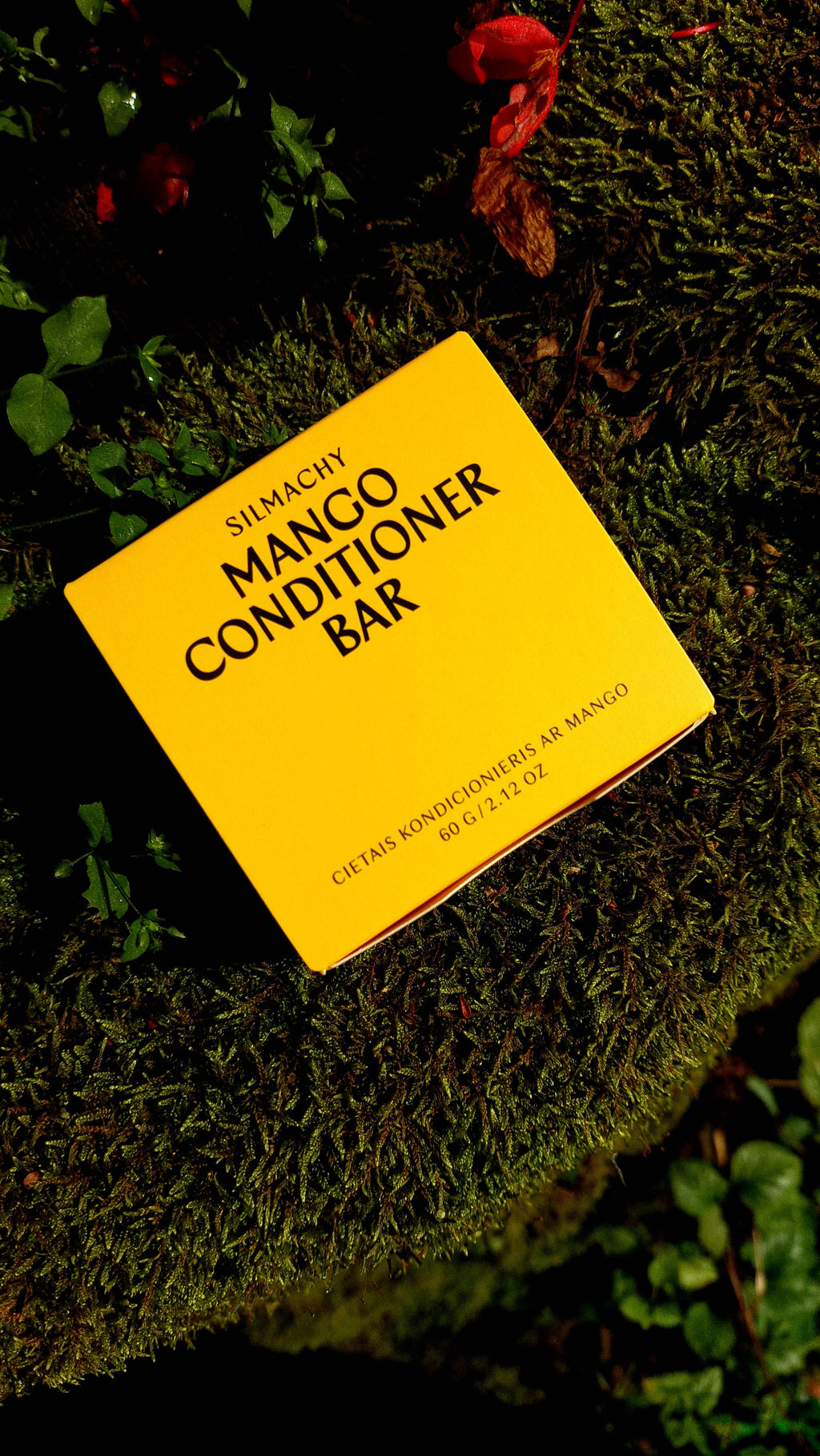 SILMACHY cosmetics – Balsam solid hrănitor cu mango – pentru păr uscat sau rebel
