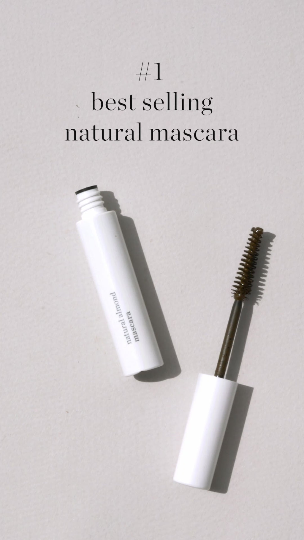 Natural almond mascara - Black