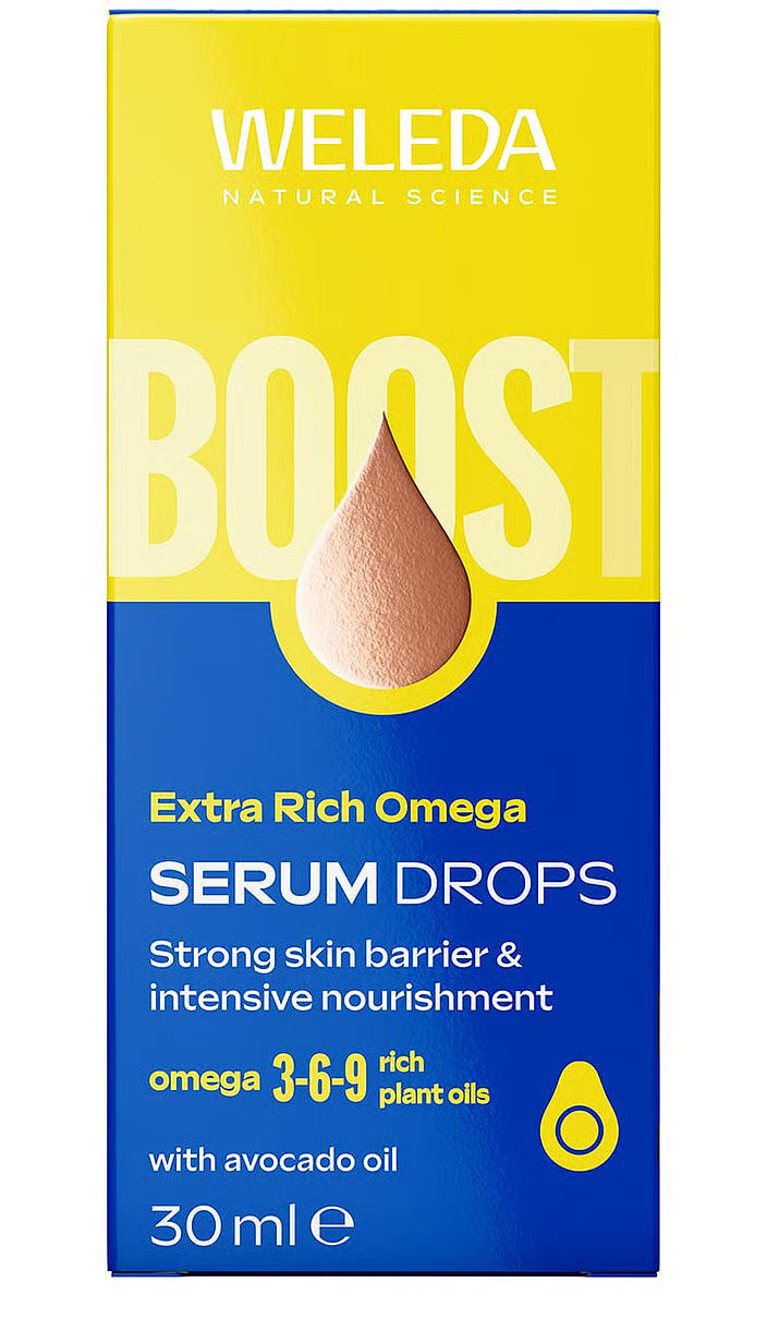Ser hidratant pentru față Extra Rich Omega Serum Booster, 30 ml, Weleda