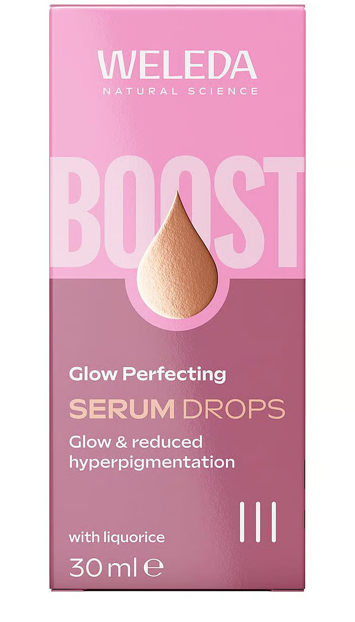 Ser pentru luminozitate Glow Perfecting Serum Booster, 30 ml, Weleda