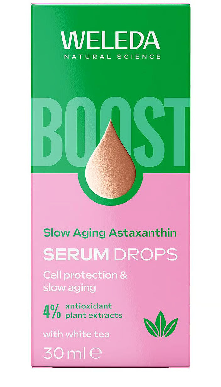 Ser de față anti-age Slow Ageing Astaxanthin Serum Booster, 30 ml, Weleda